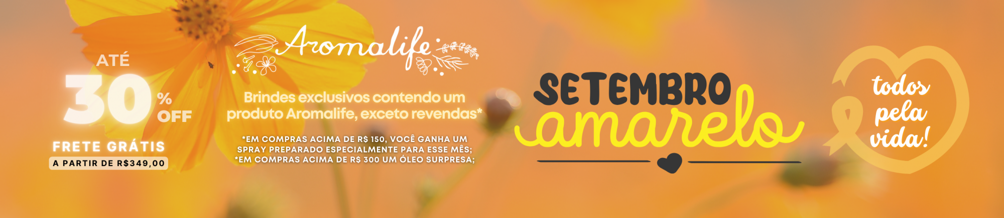 Setembro Amarelo Aromalife 