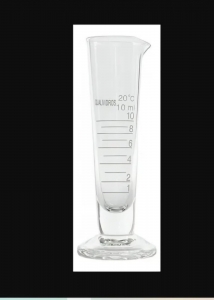 CALICE DE VIDRO GRADUADO 10 ML RBR