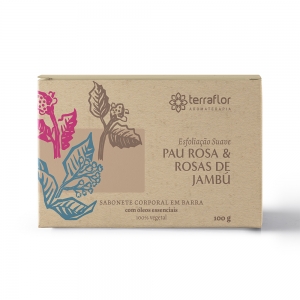 Sabonete Pau Rosa & Rosas de Jambu 100g - Terra Flor