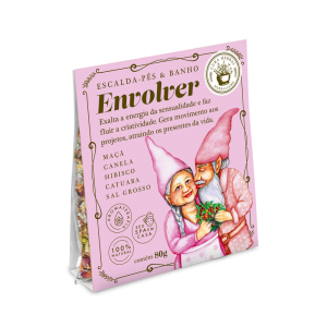 ESCALDA- PÉS E BANHO ENVOLVER 80G CURA HERBAL