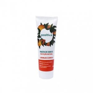 PASTA DE DENTE LARANJA E CANELA 90G POSITVA