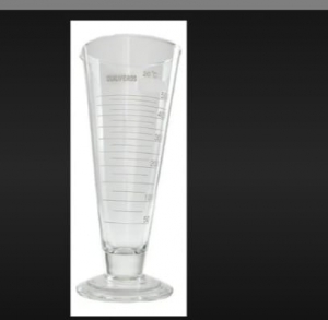 CALICE DE VIDRO GRADUADO 50 ML RBR