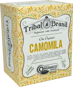 Chá Orgânico de Camomila (Pura) - Caixa - 15 Sachês - 15g - Tribal Brasil
