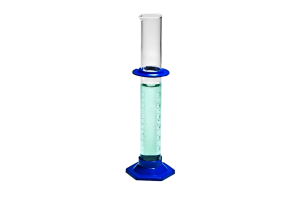 PROVETA DE VIDRO BASE PLASTICO 50 ML