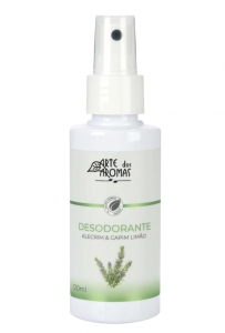 DESODORANTE  ALECRIM E CAPIM LIMÃO 120ML - ARTE DOS AROMAS