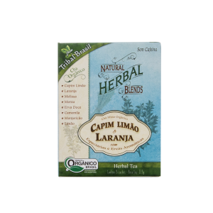 ​Chá Capim Limão e Laranja Caixa 22,5g - Tribal Brasil