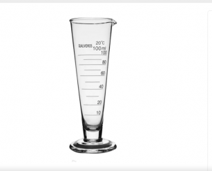 CALICE DE VIDRO GRADUADO 100 ML RBR