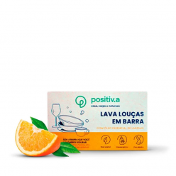 LAVA LOUCAS EM BARRA LARANJA 100G POSITIVA