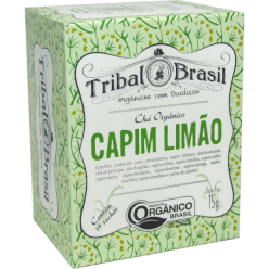 Chá Orgânico de Capim Limão (Puro) - Caixa - 15 Sachês - 15g - Tribal Brasil