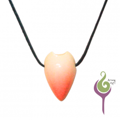 Colar Aromático Folha Vermelho - Aromagift