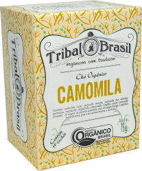 Chá Orgânico de Camomila (Pura) - Caixa - 15 Sachês - 15g - Tribal Brasil
