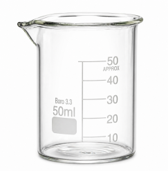 BEQUER DE VIDRO FORMA BAIXA 50 ML