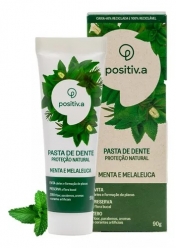 PASTA DE DENTE MENTA E MELALEUCA 90G POSITIVA
