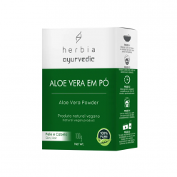 Aloe Vera em pó 100g - Herbia Ayurvedic
