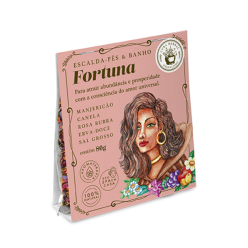 ESCALDA- PÉS E BANHO FORTUNA 80G CURA HERBAL