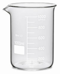 BEQUER DE VIDRO FORMA BAIXA 100 ML