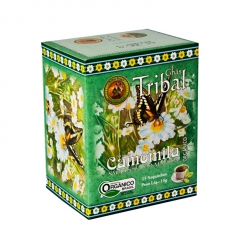 Chá Orgânico Camomila, Melissa e Menta Caixa 15g - Tribal Brasil
