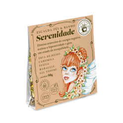 ESCALDA- PÉS E BANHO SERENIDADE 80G CURA HERBAL