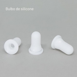 BULBO SILICONE MINI BRANCO 18.50 MM MTZ -2073
