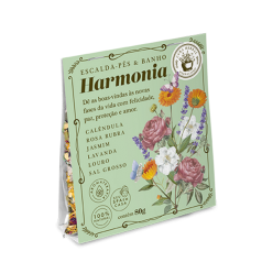 ESCALDA- PÉS E BANHO HARMONIA 80G CURA HERBAL