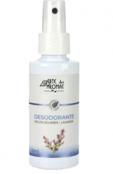 DESODORANTE NATURAL SALVIA SCLAREA 120ML - ARTE DOS AROMAS