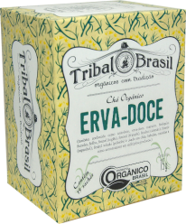 Chá Orgânico de Erva-Doce (Pura) - Caixa - 15 Sachês - 15g - Tribal Brasil