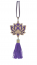 LÓTUS TIBETANA ROXO COLAR AROMÁTICO COM TASSEL - VORTUNA