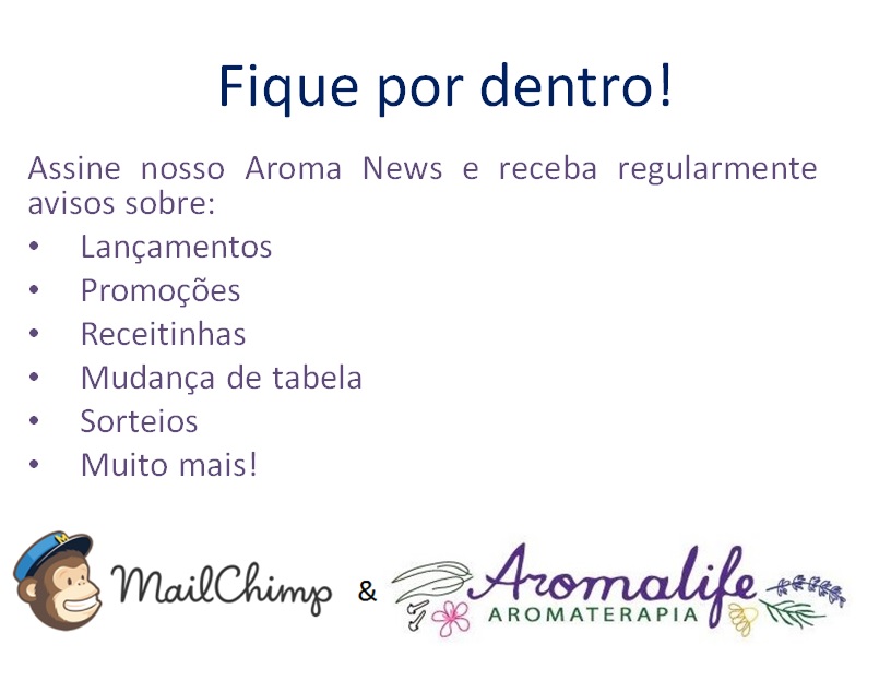 Mail Chimp Aroma News